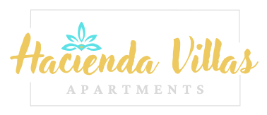 The image is a logo for Acenda Villas Apartments.